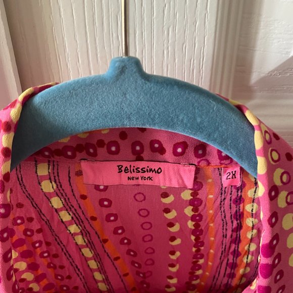 Bellissimo womens 3/4 length sleeve button down 2X - Picture 2 of 6